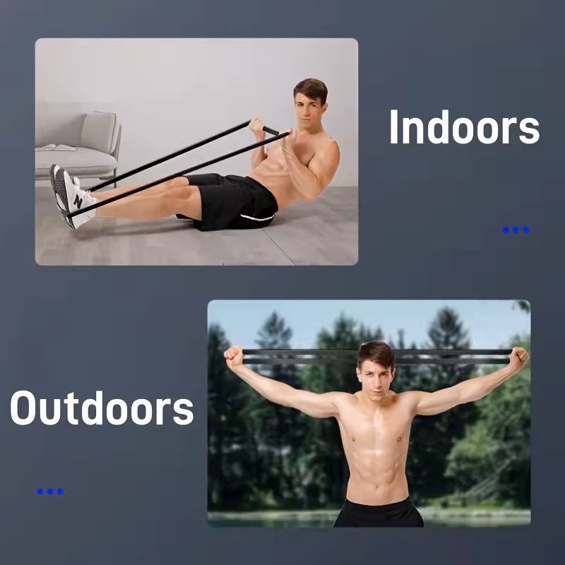 4 Resistance Bands (15-125lbs) – Strengthen Your Full Body Anytime, Anywhere - Image 8